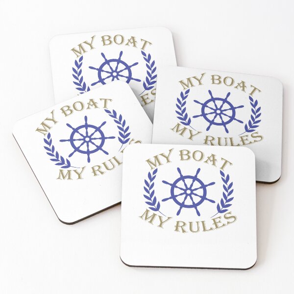 Item preview, Captain Boat my boat my rules motorboat designed and sold by MaximWundersee.