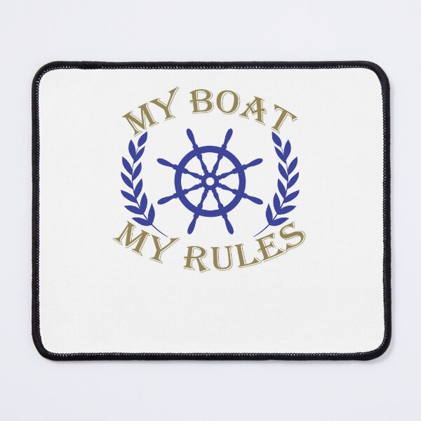 Item preview, Captain Boat my boat my rules motorboat designed and sold by MaximWundersee.
