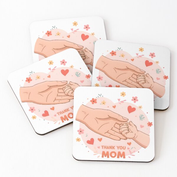 Artikelvorschau, Danke Mama – Süßes Muttertagsgeschenk mit Illustration von Kindern | EzzX entworfen und verkauft von EzzX.