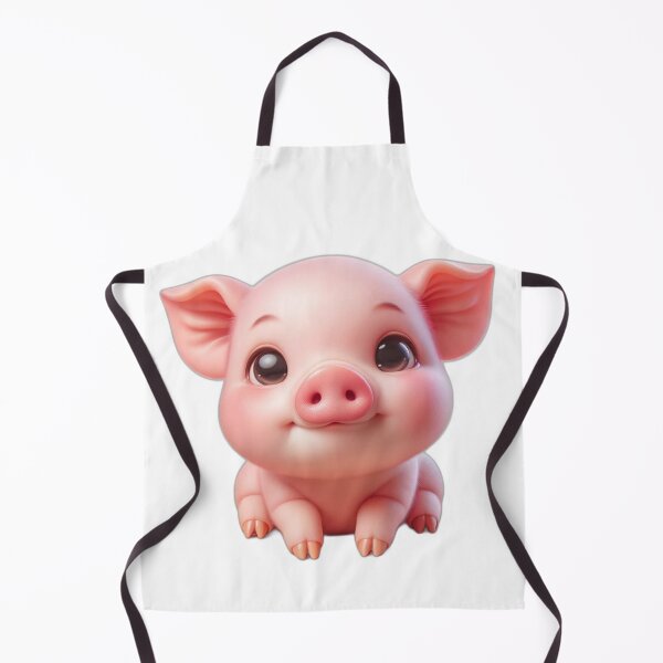 Item preview, Pink Baby Pig – Kawaii Illustration with a Sweet Little Nose and Cute Little Paws designed and sold by FusiTink.