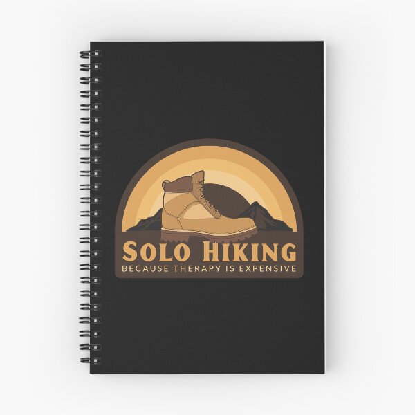 Item preview, Solo hiking because therapy is expensive designed and sold by Salloran.