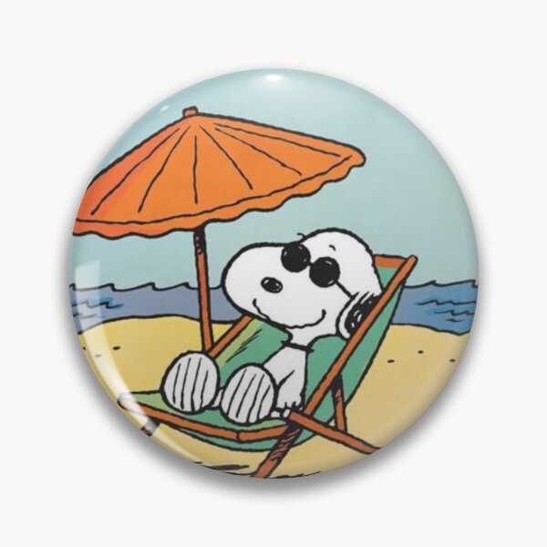 Vista previa del artículo con la obra «¡Snoopy en la playa!», diseñado y vendido por marsuncharted.