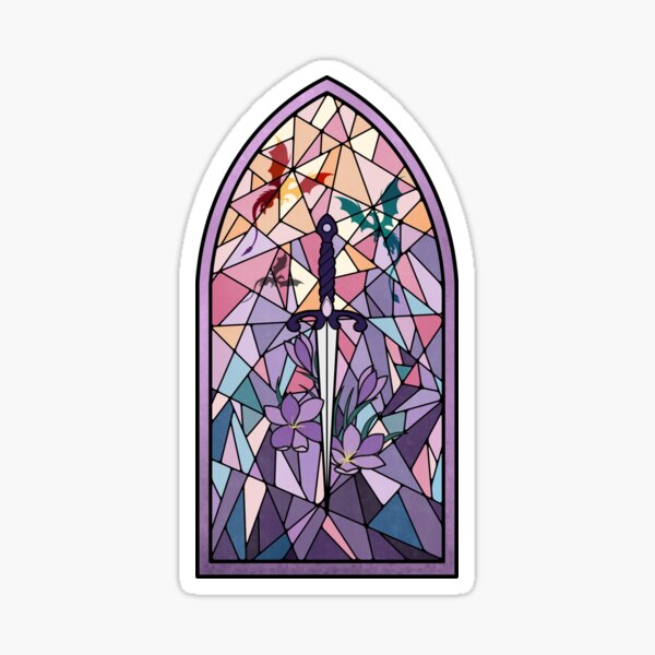 Item preview, Violet’s stained glass designed and sold by Aakanksha97.