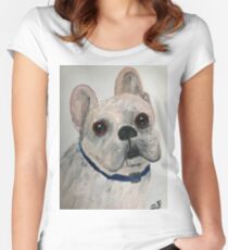 French Bulldog Women's Fitted Scoop T-Shirt