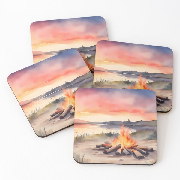Item preview, Campfire by Lake designed and sold by CalmnessbyChoice.