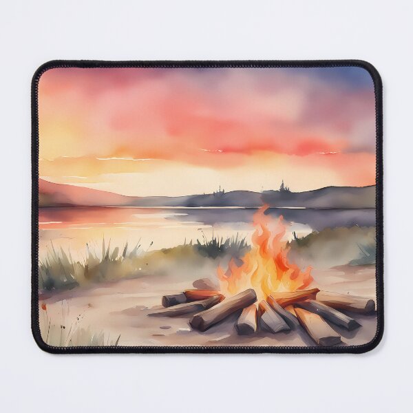 Item preview, Campfire by Lake designed and sold by CalmnessbyChoice.