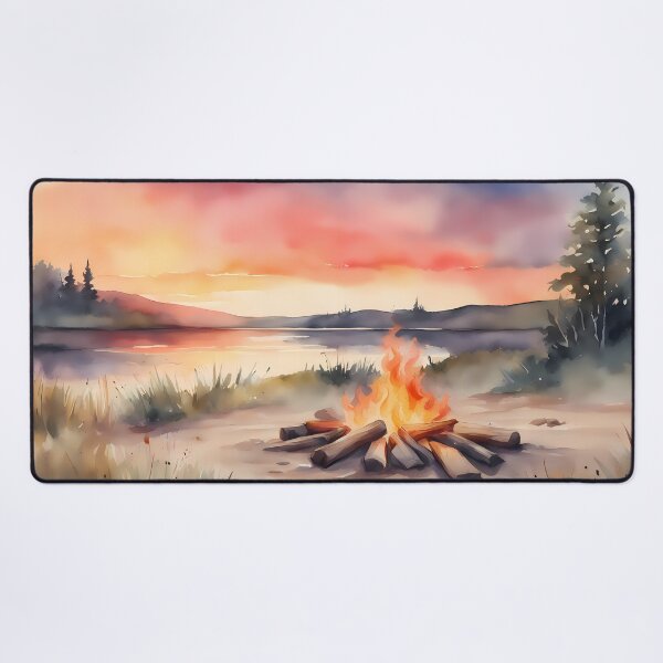 Item preview, Campfire by Lake designed and sold by CalmnessbyChoice.