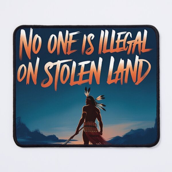 Item preview, Stolen Land Warrior Sunset Art designed and sold by ChicTrendz.