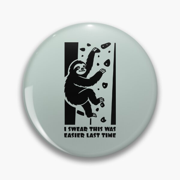 Item preview, Cute Sloth Climbing Bouldering Gym Wall Funny In Joke designed and sold by Maljonic.