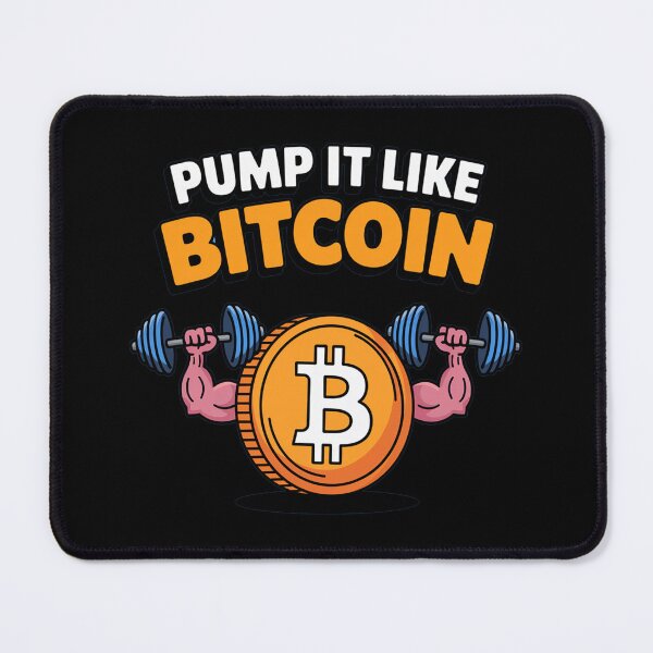 Item preview, Pump it like bitcoin, bitcoin crypto fitness designed and sold by NoetherSym.