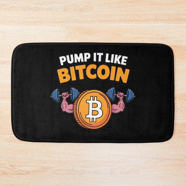 Item preview, Pump it like bitcoin, bitcoin crypto fitness designed and sold by NoetherSym.