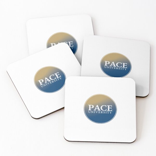 Item preview, Pace University Circle Logo Sticker – Blue to Gold Gradient  designed and sold by TulipsArtDesigns .