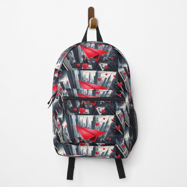 Item preview, LITTLE RED PAPER AIRPLANE IN THE CITY designed and sold by gabrielvlmx.
