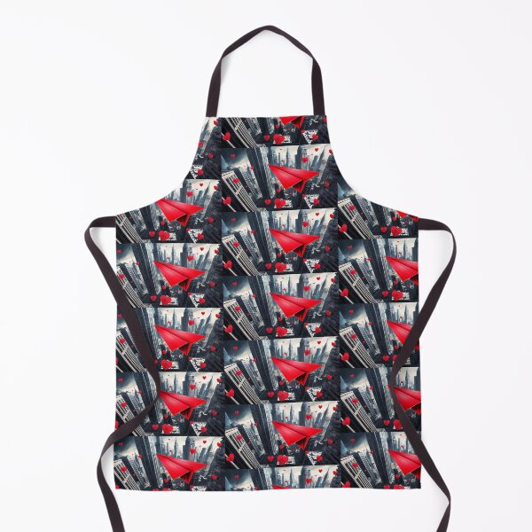 Item preview, LITTLE RED PAPER AIRPLANE IN THE CITY designed and sold by gabrielvlmx.