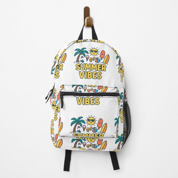 Item preview, “Summer Vibes – Fun Cartoon Sticker” designed and sold by Wall-VE.