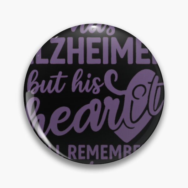 Item preview, Heart Remembers – Alzheimer’s Awareness Typography designed and sold by byassyn.