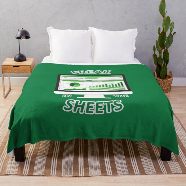 Freak in the Sheets Throw Blanket