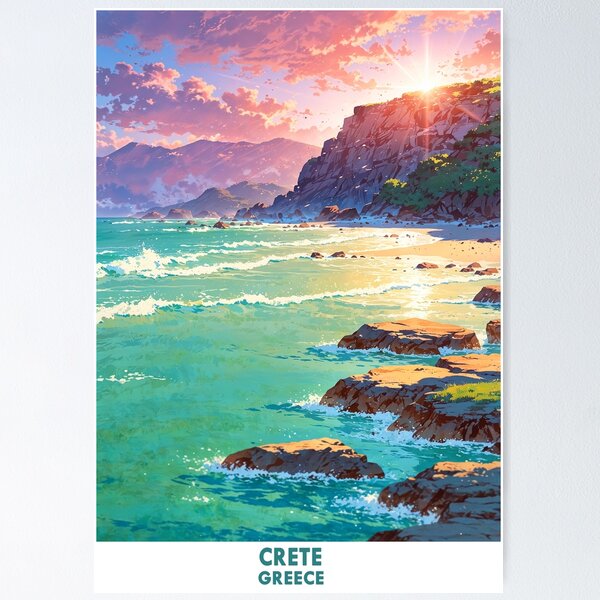 Item preview, Beautiful Crete Beaches, Greece designed and sold by Worldscape Wonders.