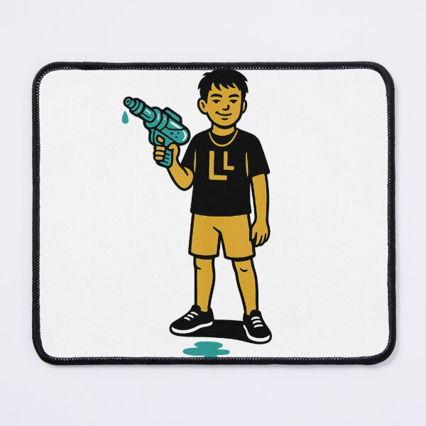 Item preview, The Boy with the Water Gun — Luminare designed and sold by Luminare888.