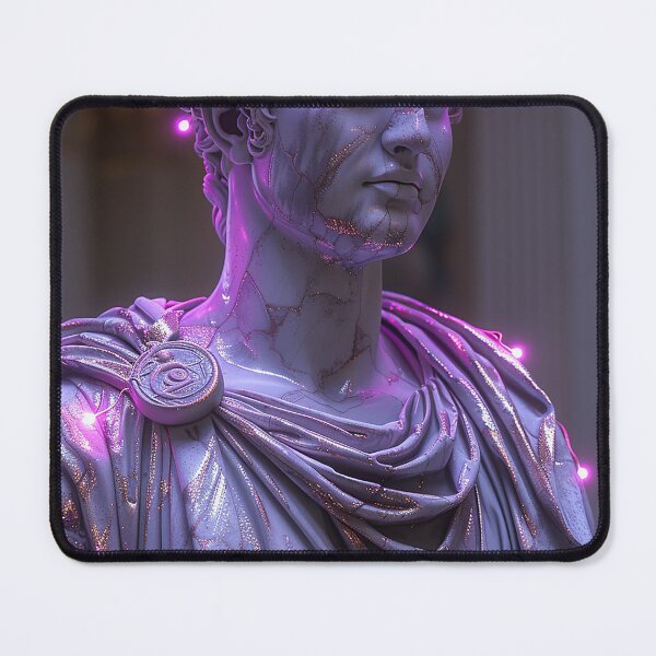 Item preview, Neon Roman Bust Statue Purple Aesthetic	 designed and sold by weirdfishes123.