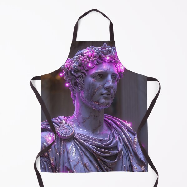 Item preview, Neon Roman Bust Statue Purple Aesthetic	 designed and sold by weirdfishes123.