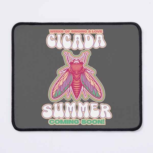 Item preview, Groovy Summer Cicada designed and sold by MayRahTee.