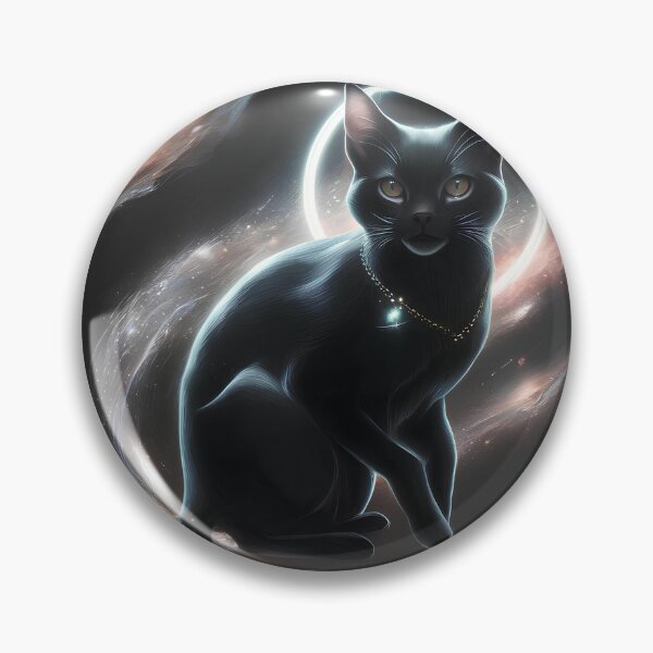 Item preview, Cat floating at the nucleus of the universe, surrounded by sparkling stardust and glittering celestial formations designed and sold by Paul-Place.