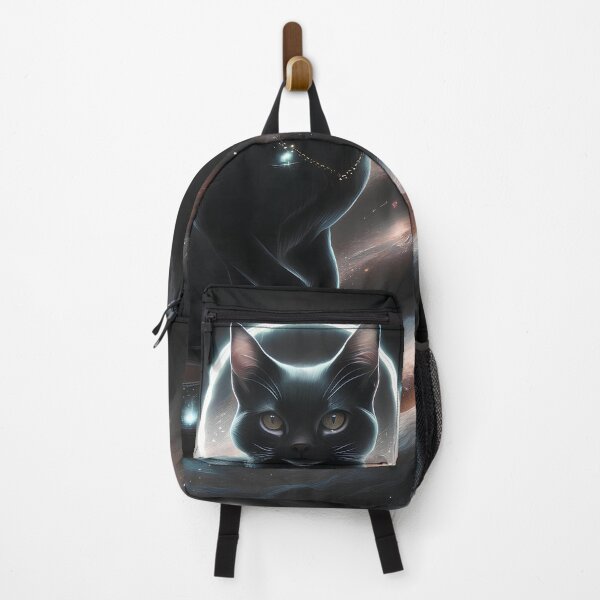 Item preview, Cat floating at the nucleus of the universe, surrounded by sparkling stardust and glittering celestial formations designed and sold by Paul-Place.