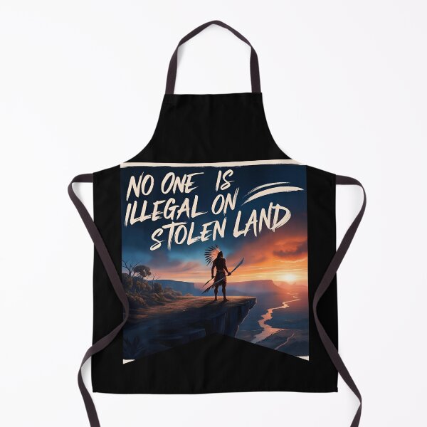 Item preview, Indigenous Warrior Sunset Cliff Art designed and sold by ChicTrendz.
