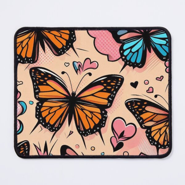 Item preview, Colorful Comic Butterflies – AI Artwork for Women’s Clothing and Accessories for Nature and Animal Lovers designed and sold by knalpot-design.