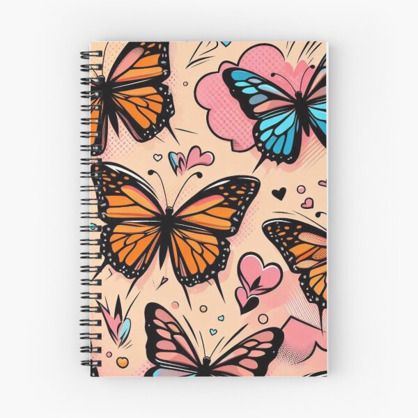 Item preview, Colorful Comic Butterflies – AI Artwork for Women’s Clothing and Accessories for Nature and Animal Lovers designed and sold by knalpot-design.