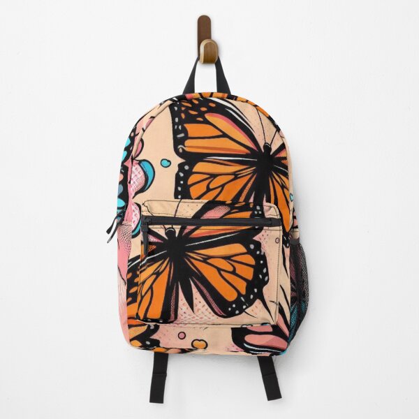 Item preview, Colorful Comic Butterflies – AI Artwork for Women’s Clothing and Accessories for Nature and Animal Lovers designed and sold by knalpot-design.