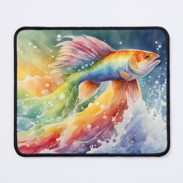 Item preview, Rainbow Fish Splash designed and sold by CalmnessbyChoice.