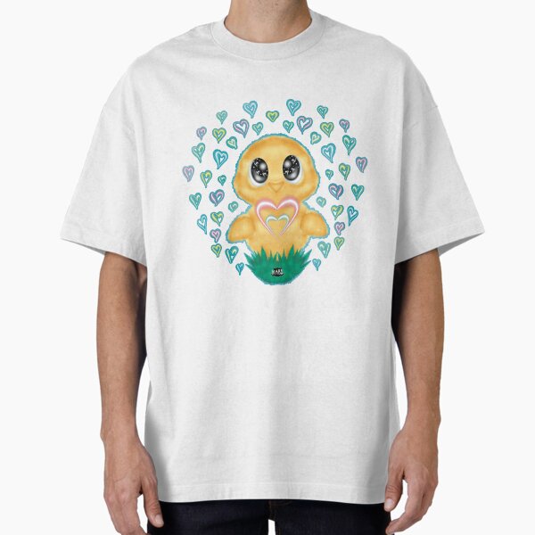 Item preview, Heartily Cutest Chick Of Neon Hearts designed and sold by Mary The Vamp.