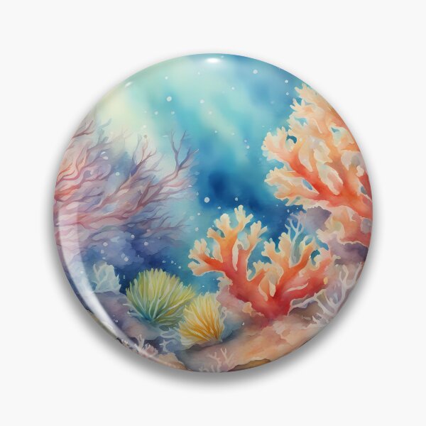 Item preview, Watercolor Coral Reef designed and sold by CalmnessbyChoice.
