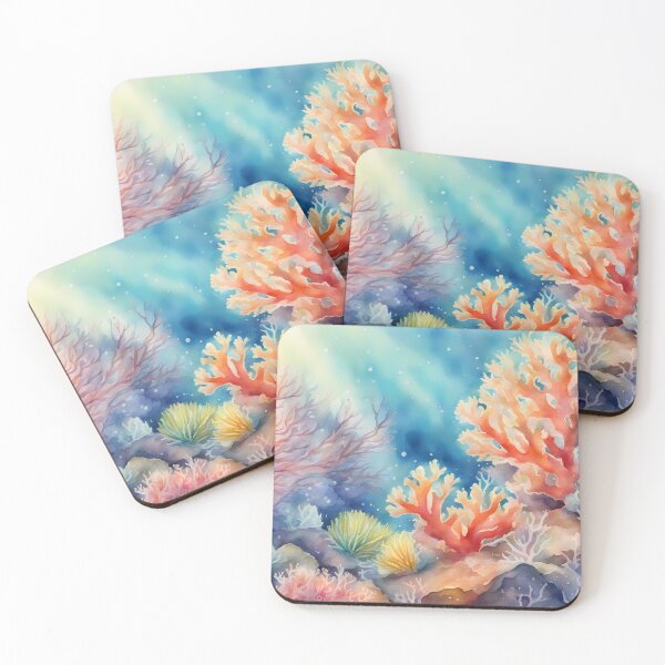Item preview, Watercolor Coral Reef designed and sold by CalmnessbyChoice.