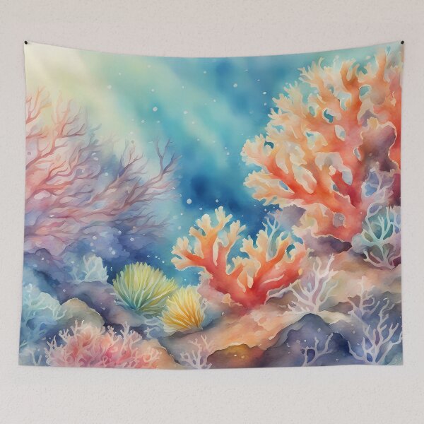 Item preview, Watercolor Coral Reef designed and sold by CalmnessbyChoice.