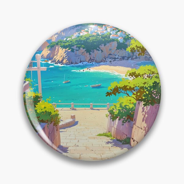 Item preview, Corfu Beachtown, Greece designed and sold by Worldscape Wonders.