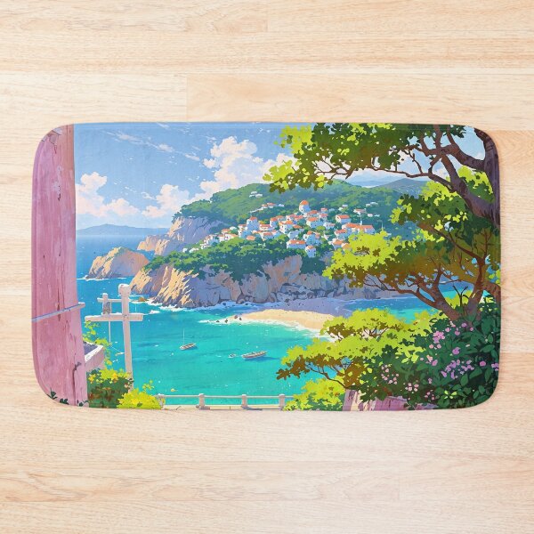 Item preview, Corfu Beachtown, Greece designed and sold by Worldscape Wonders.