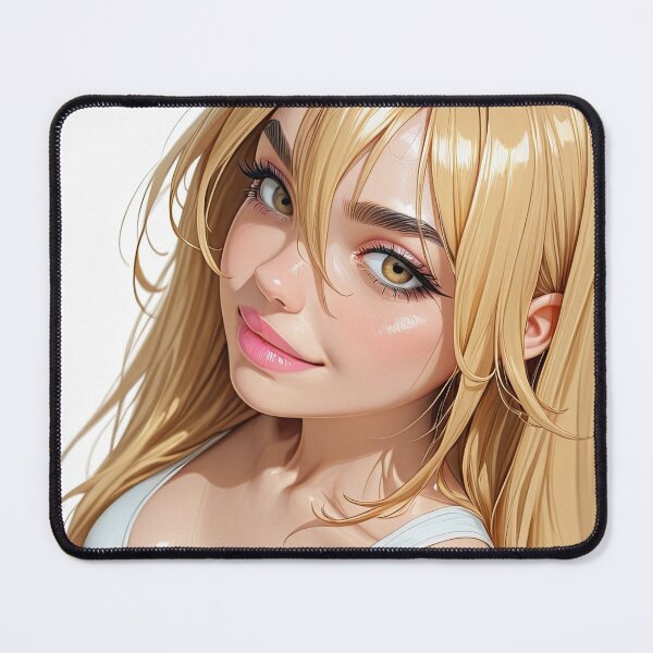 Item preview, blonde woman in tank top designed and sold by obstinator.