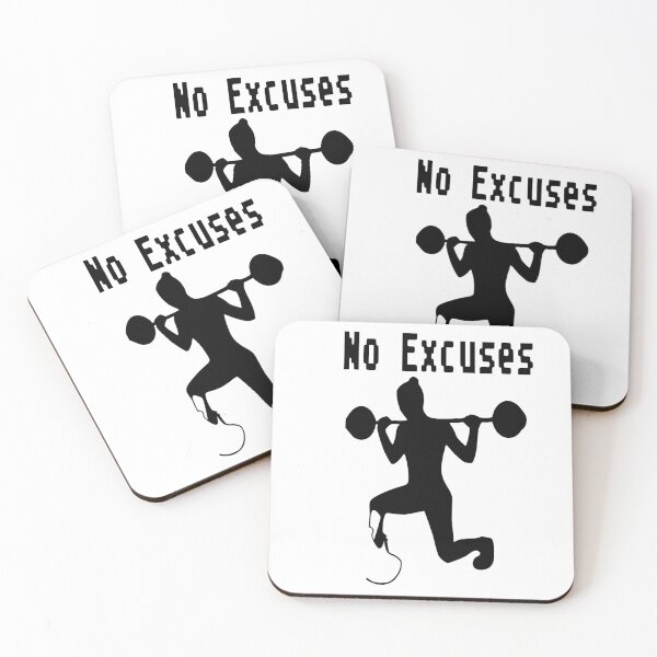 Item preview, No Excuses - Gym - Prosthetic  designed and sold by Ms-Bees-Tees.