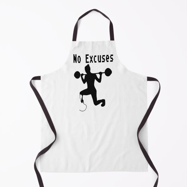 Item preview, No Excuses - Gym - Prosthetic designed and sold by Ms-Bees-Tees.