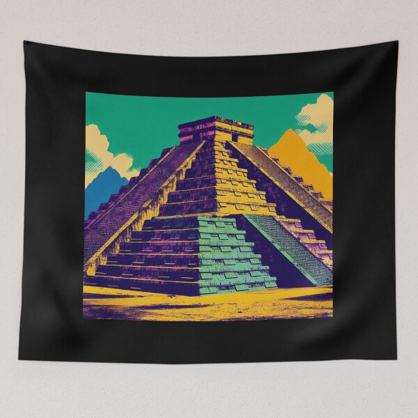 Item preview, ancient mayan pyramids designed and sold by Dogandesighn.