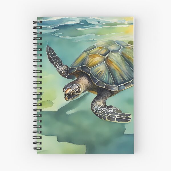 Item preview, Turtle in Turquoise Ocean designed and sold by CalmnessbyChoice.