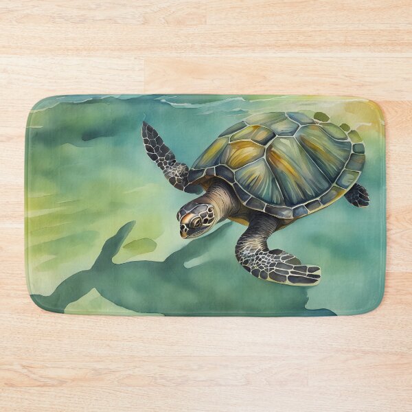 Item preview, Turtle in Turquoise Ocean designed and sold by CalmnessbyChoice.