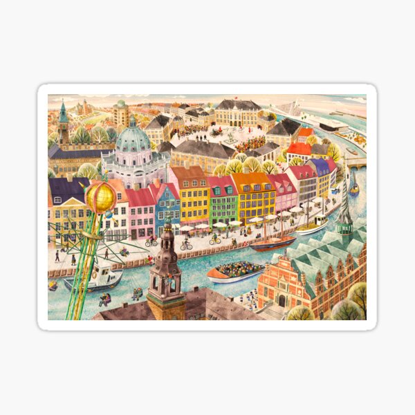 copenaghen Sticker