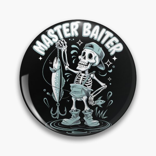 Item preview, Master Baiter Funny Fishing Skeleton Design designed and sold by GesparHouse.