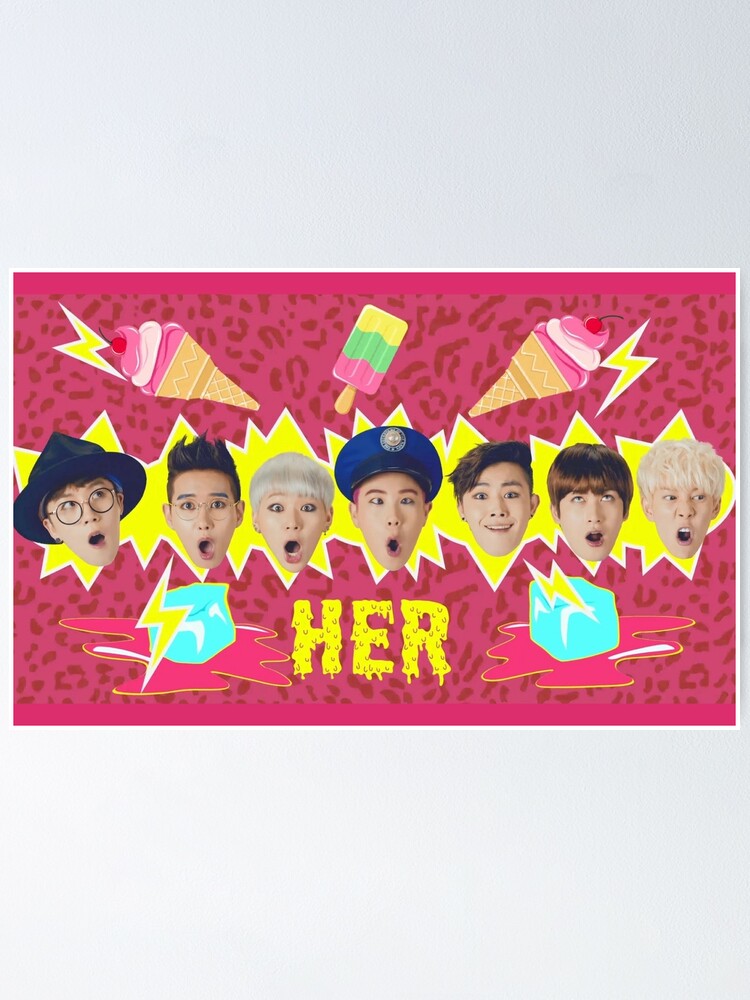 BLOCK B 'H.E.R' Poster All Member | Poster