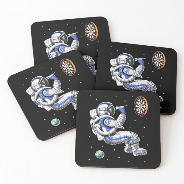Item preview, Astronaut Darts Player  designed and sold by underheaven.
