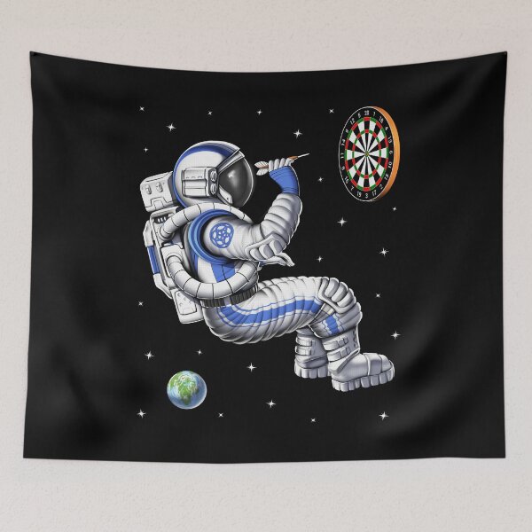 Item preview, Astronaut Darts Player  designed and sold by underheaven.